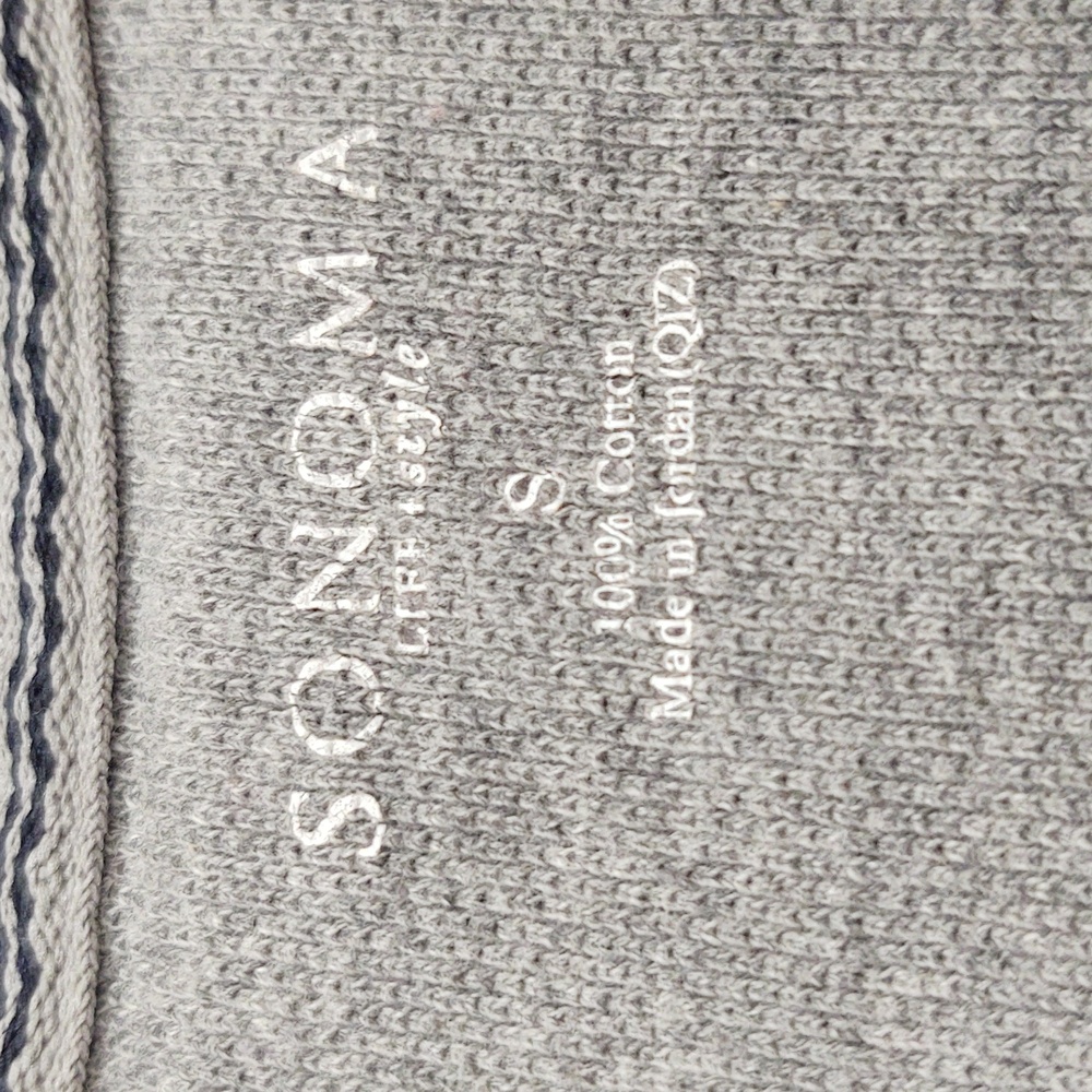 EUC Sonoma Cotton Men's Gray Polo Shirt Size S - Picture 3 of 4